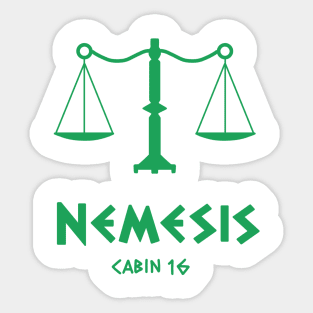 Nemesis symbol cabin 16 Sticker
